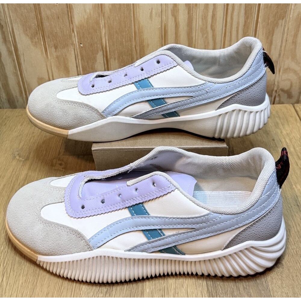 De Florence Shoe Women’s - 8 US EU40 - Vintage Italy Blue Purple and White